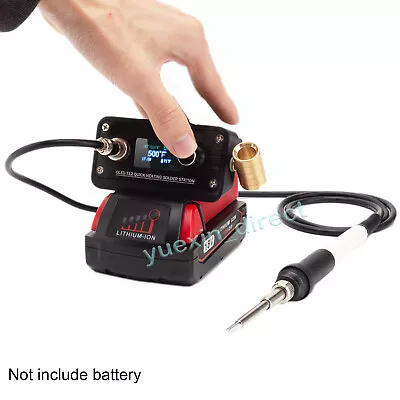 Soldering Station/Iron 18V OLED Display Portable Wireless Solder For Milwaukee • £56.47