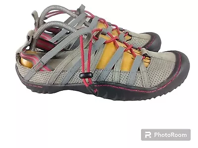 J-41 Jeep Engineered Traction Sport Sandals Womens 10 Bungee Hiking Water Shoes • $29.20