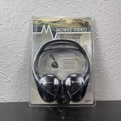 $30 • Buy Audiovox Headphones Mobile Video Wireless IR Headset Fold Flat Auto Shut-Off NEW