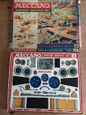 Meccano Early 1960s Airport Service Set 4 Outfit Complete (no Manuals) • £29.99