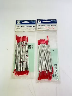 Brady Wire Marker Wand SCN-10-8 *LOT OF 2 BAGS* • $49.59