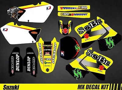Kit Deco Motorcycle For / MX Decal Kit For Suzuki RM 125/250 - Sobe • $158.86