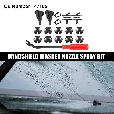21pcs Front Windshield Washer Nozzle Kit 47185 For Mitsubishi Eclipse 06-12 • $11.15