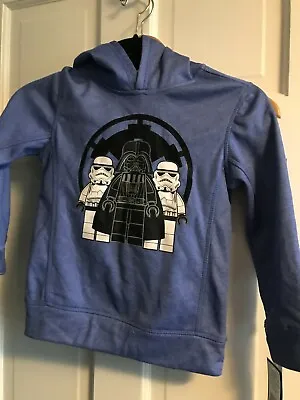 £10.45 • Buy Lego Star Wars Youth Size M  5/6 Lego Storm Trooper Sweatshirt Blue Hoodie NEW