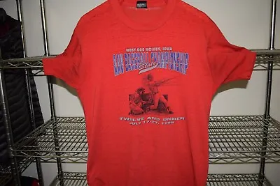 AAU Baseball Des Moines Iowa Vtg Paper Thin 1995 Vintage Perfection T Shirt • $4