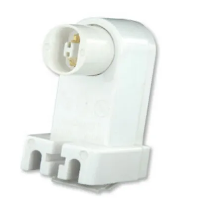 LEVITON Slimline FLUORESCENT LAMPHOLDER  Socket HO T8 T12 Plunger End NEW 492 • $14.95