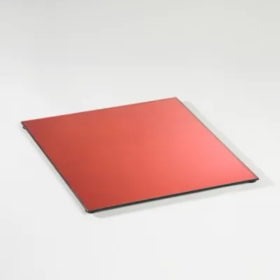 Red Square Mirrored Plate 35cm X 35cm Wedding Table Centre Home Oaisis Type • £8.99