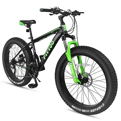 $689 • Buy FITTOO 26 X4.0 Fat Tire Bike 26“ Mountain Bicycle 24S Aluminium Frame 