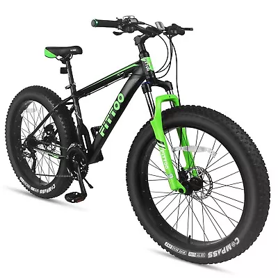 FITTOO 26 X4.0 Fat Tire Bike 26“ Mountain Bicycle 24S Aluminium Frame  • $899