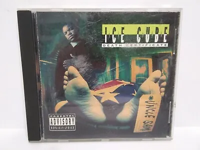 Ice Cube  Death Certificate  CD 1991 Vintage Rap Hip Hop Album Music • $12.95