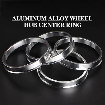 4Pcs Aluminum Alloy 65.1mm To 84.1mm Hub Centric Rings Wheel Bore Center Spacer • $31.99