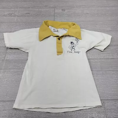 Vintage 70s Reeder McGaughey Georgia Tech Yellow Jackets Polo Shirt Small • $18