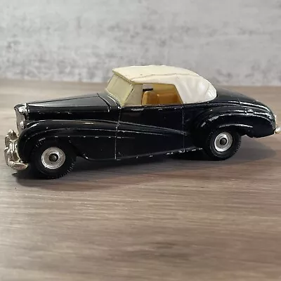 689V Vintage 1984 Corgi 815 England Bentley R 1954 Cabriolet Closed Black 1:3 • $12.43