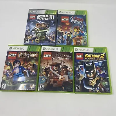 $26.99 • Buy Xbox 360 LEGO Game Lot BATMAN, Harry Potter, Marvel, Pirates, Star Wars *LOOK*