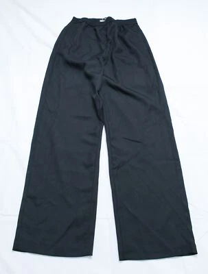 $34.99 • Buy Zara Women's Pull-On High Waist Wide Leg Pants LB3 Black Medium NWT