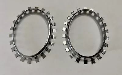Vw Beetle Bug Early Oval Heart And Egg Taillight Lens Bezels 1952-1955 • $85