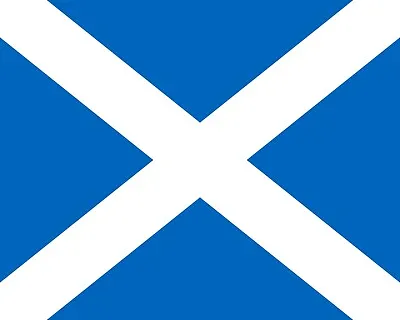 Scotland Scottish Saltire Flag Glasgow Edinburgh Metal Plaque Tin Wall Sign 073 • £4.99