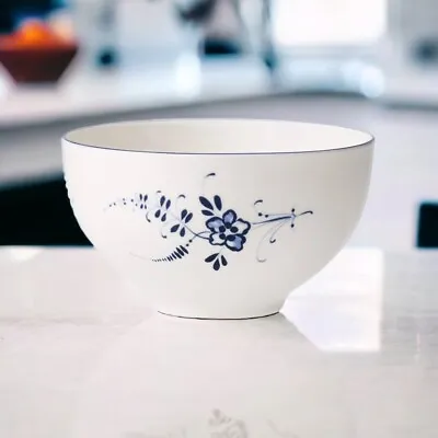 VILLEROY BOCH VIEUX LUXEMBOURG RICE BOWL Blue Floral 5.5” X 3” Several Available • $35