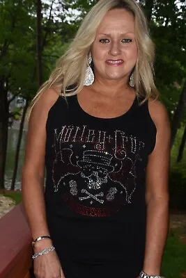 Motley Crue Rhinestone Shirt Or Tank XS S M L XL XXL 1X 2X 3X 4X5X Too Fast Love • $34.99