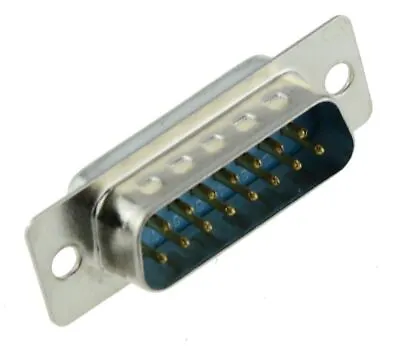 10 X 15-Way D Sub Connector Male Plug Solder Lug • £8.39