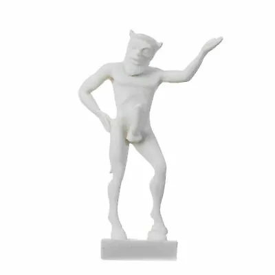 Satyr Pan Panas Greek Roman Statue Handmade Alabaster Male Figure 5.5  14cm • £37.71