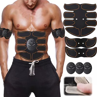 Vibration Belt Ab Trainer EMS Abdominal Muscle Stimulator Toner Fitness Training • $24.69