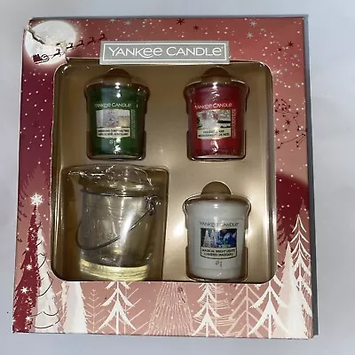 Yankee Candle Votive Gift Set Shimmering Christmas Tree • £10