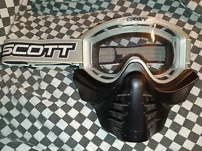 Vintage SCOTT Goggles/mask / Face Guard mxama Motocross Helmet Visor  • $199