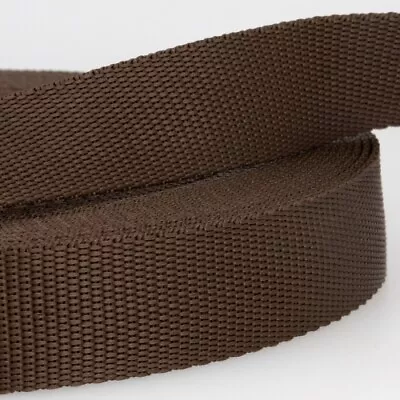 £2.89 • Buy Stephanoise 50mm Polypropylene Webbing Coffee Brown - Per Metre