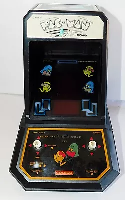 1981 Exc Coleco Working Pac-man Midway Electronic Tabletop Mini Arcade Game • $59
