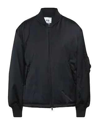 Y-3 Padded Logo Bomber Jacket - Black - Small - NWT  - GK4481 • £399