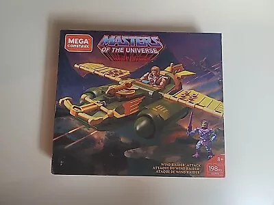 MEGA Construx Masters Of The Universe Wind Raider Attack Set Heman Skeletor • $15