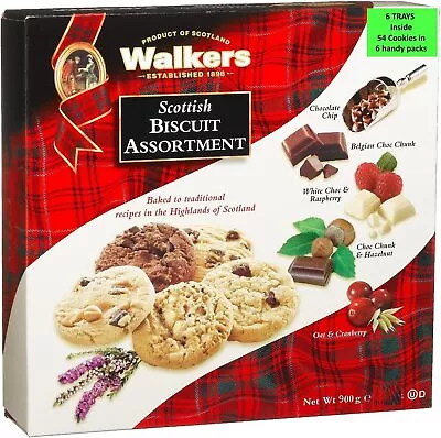 Walkers Shortbread Scottish Biscuit Assortment 900g Box • £16.07