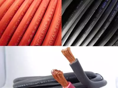 6 Awg Gauge 100% Copper Battery Cable Solar Cable Welding Cable Red Black - Usa • $14.99