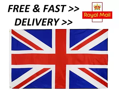 Union Jack Flag LARGE 5 X 3 Feet Premium Quality UK Stock • £3.49