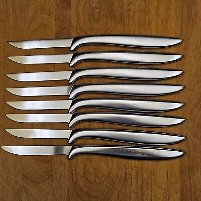 Vintage Gerber MIMING Stainless Steel Steak Knives 3” Blade Lot Of 8 • $39.87