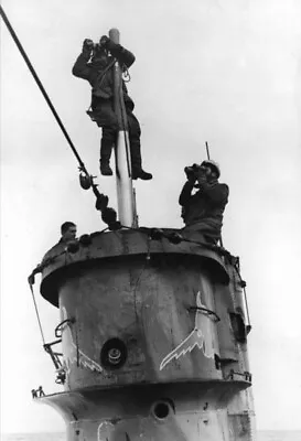WW2 WWII Photo  German Submarine Lookouts On Duty U-Boat  World War Two 7334 • $6.49
