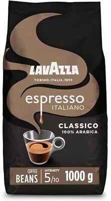 Lavazza Espresso Italiano Coffee Beans | 1000g | Light Roast | Intesity 5/10  • £11.99