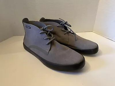 Men’s Sperry Gray Synthetic STS16210 Ankle Boots Shoes Size 9M • $19.99