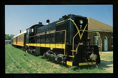 Train Railroad Postcard Mississippi Railway #7 Columbia Mississippi MS MJ872 • $3.99