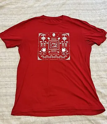 Mahlkonig/ HEMRO Hey Cafe Smart Grinding T Shirt - Red - Size LARGE • $21.99