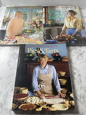 Martha Stewart's Vintage Glossy Cook Books 1984 1985 & 1988 • $52.50