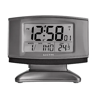 Acctim Cuba Digital Alarm Clock Radio Controlled Smartlite� Date & Temperature • £32.95