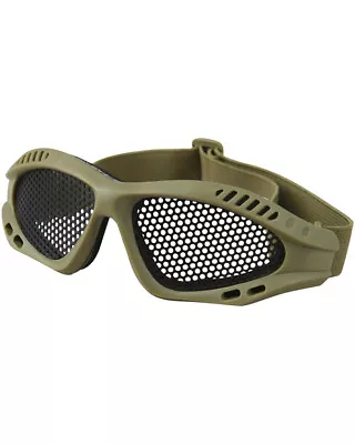 Tactical Mesh Glasses - Coyote Airsoft Paintball • £9.50