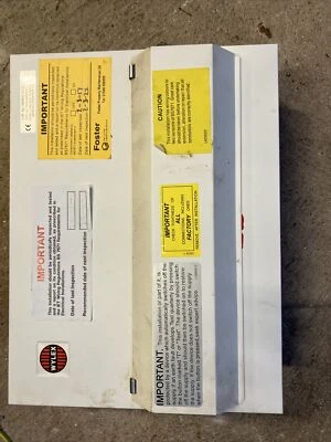 £40 • Buy USED WYLEX 10 WAY 17th EDITION CONSUMER UNIT WITH MAIN SWITCH, RCD’s & MCB’s