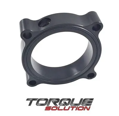 Torque Solution Throttle Body Spacer Black VW 2.0T FSI TSI Jetta Passat Golf GTI • $69.90