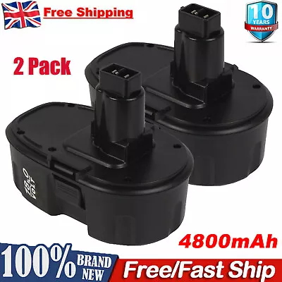 2-PACKS 18V For Dewalt 18V VOLT XRP DC9096 DC9098-2 NiCd Battery DC9096-2 DE9039 • £37.90