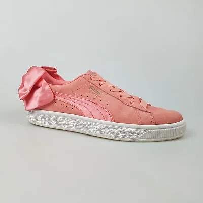 $79.99 • Buy Women's PUMA 'Suede Bow Low Trainers' Sz 6 US Shoes Pink | 3+ Extra 10% Off
