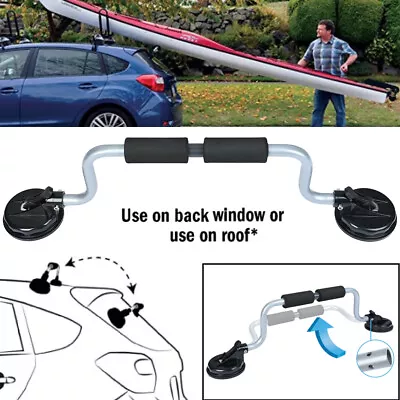 Boat Roller With Suction Cup Holder For Kayak Loading Assist Canoe Suppor Rack • $47.99