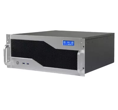 4U Brushed Aluminum Short Body Gaming/Streaming/ Web Hosting Server Chassis • $289